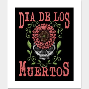 Dia De Los Muertos Mexican Sugar Skull Day of the Dead Posters and Art